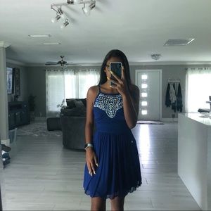 NWOT Spaghetti strap beaded dress